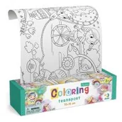 Kolorowanki, wyklejanki - Kolorowanka w rolce transport - miniaturka - grafika 1