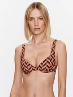 Stroje kąpielowe - Billabong Góra od bikini Emma ABJX300710 Brązowy - miniaturka - grafika 1
