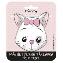 Henry Zakładka magnetyczna. Kicia - Henry - Zakładki do książek - miniaturka - grafika 2