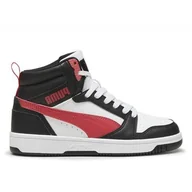 Buty dla dziewczynek - Buty do chodzenia dla dzieci Puma Rebound V6 Mid Jr - miniaturka - grafika 1