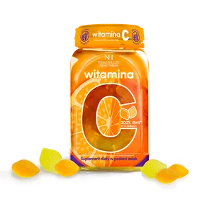 Noble Health SP. Z O.O. Witamina C w żelkach dla dzieci i dorosłych 300 g 8643441 - Witaminy i minerały - miniaturka - grafika 1