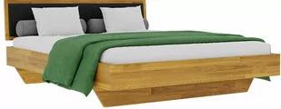 Łóżko dębowe FLOW Soft 140x200 Soolido Meble dębowe - Łóżka - miniaturka - grafika 1