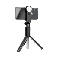 Selfie stick - Uchwyt Selfie Tripod z Lusterkiem + Pilot Bluetooth SSTR-11 czarny - miniaturka - grafika 1