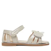 Buty dla dziewczynek - Sandały Mayoral 43625 Écru - miniaturka - grafika 1