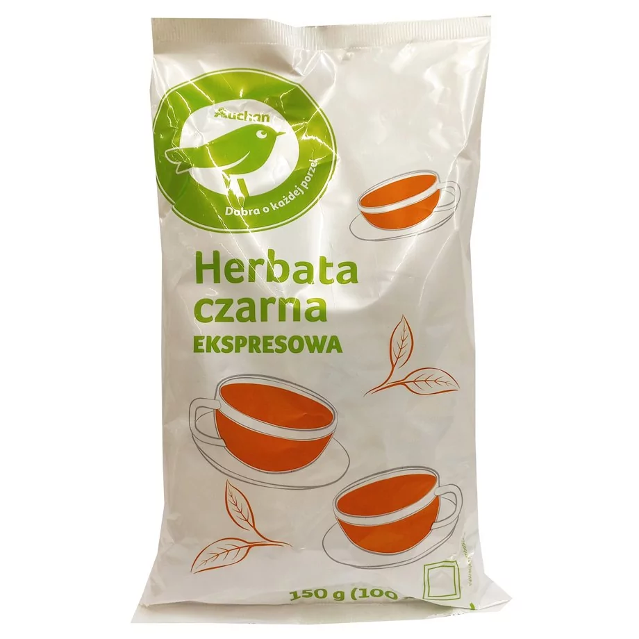 Auchan - Herbata czarna ekspresowa