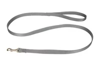 Smycze dla psów - Smycz TAŚMA 25mm SZARA 120cm - miniaturka - grafika 1