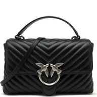 Torebki damskie - Pinko Skórzana torebka na ramię LOVE LADY PUFF CLASSIC - miniaturka - grafika 1