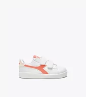 Buty dla dziewczynek - Diadora Game P PS Girl, Trampki, Fusion Coral/White, 34 EU, Fusion Coral White, 34 EU - miniaturka - grafika 1