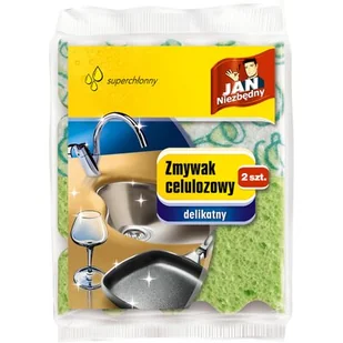 Jan Niezbędny Sarantis Zmywak celulozowy delikatny 2szt (ZZAJAN172.) - Ściereczki, gąbki, czyściki - miniaturka - grafika 1