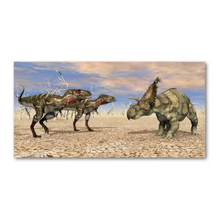 Foto-obraz szkło hartowane Dinozaury - Obrazy i zdjęcia na płótnie - miniaturka - grafika 1