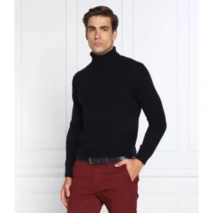 Oscar Jacobson Golf Salim Rollneck | Regular Fit | z dodatkiem wełny i kaszmiru - Swetry męskie - miniaturka - grafika 1