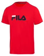 Koszulki sportowe męskie - Koszulka męska Fila  T-Shirt Logo Fila Red M - miniaturka - grafika 1