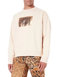 Just Cavalli Bluza męska, 108 kość słoniowa, XXL - Bluzy męskie - miniaturka - grafika 1