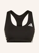 Biustonosze - Adidas Biustonosz Sportowy Adizero Run schwarz - adidas - miniaturka - grafika 1