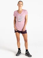 Koszulki sportowe damskie - Dare 2b Koszulka sportowa "Serene Tee" w kolorze jasnoróżowym - miniaturka - grafika 1