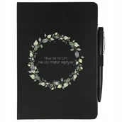 Notesy i bloczki - NOTES PLANER + DŁUGOPIS A5 MOTYWACJA Mix Wzory - miniaturka - grafika 1