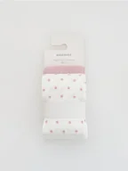 Buciki dla niemowląt - Reserved - Rajstopy 2 pack - brudny róż - miniaturka - grafika 1