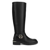 Kozaki damskie - Oficerki MEXX MI001804743W Czarny - miniaturka - grafika 1