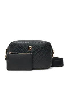 Tommy Hilfiger Torebka Th Distinct Camera Bag Mono AW0AW17221 Czarny - Torebki damskie - miniaturka - grafika 1