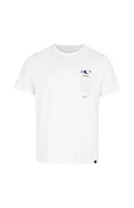 Koszulki męskie - O'Neill Męski T-shirt California podkoszulek, 11010 śnieżnobiały, S/M (opakowanie 4 szt.) - miniaturka - grafika 1