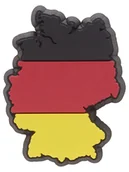 Kapcie damskie - Crocs Przypinka "Germany Country Flag" w kolorze czarno-czerwonym na buty - miniaturka - grafika 1