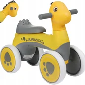 Rowerki biegowe - Pastelowy Jeździk Pchacz Dinozaur Rowerek Żółty Szary dla Dziecka Webben - miniaturka - grafika 1