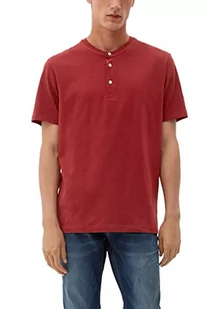 s.Oliver Męski T-shirt z krótkim rękawem, RED, S - Koszulki męskie - miniaturka - grafika 1