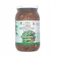 Pasztet i przetwory mięsne - Marynowane zielone chilli Green Chilly Pickle Aama Ko Achar 380g - miniaturka - grafika 1