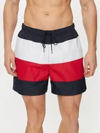 Kąpielówki męskie - Tommy Hilfiger Szorty kąpielowe UM0UM03263 Kolorowy Regular Fit - miniaturka - grafika 1