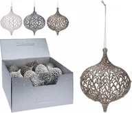 Bombki - Bombka na choinkę ażurowa nietłukąca 13x10 cm 1szt - miniaturka - grafika 1