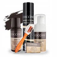 Środki do obuwia i ubrań - Do Czyszczenia Odświeżania Impregnacji Butów z Brązowego Zamszu Zestaw 5w1 - miniaturka - grafika 1