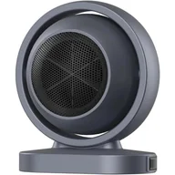 Ogrzewanie przenośne - Elektryczny wentylator na gorące powietrze - Mini grzejnik biurkowy - Przenośny na zimę - Do domu, sypialni i biura - Szary - miniaturka - grafika 1