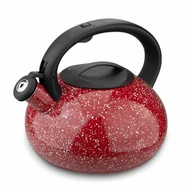 Czajniki na gaz - Czajnik Nierdzewny Tadar Vita 2,5 L Czerwony Marble - miniaturka - grafika 1