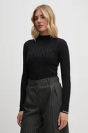 Swetry damskie - Pepe Jeans sweter IZABEL TURTLENECK damski kolor czarny  PL702224 - miniaturka - grafika 1