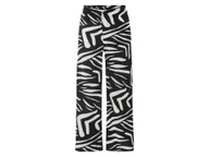 Spodnie damskie - esmara® Spodnie palazzo damskie z wiskozy (Czarny / biały, S(36/38)) - miniaturka - grafika 1