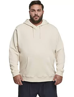 Urban Classics Męska bluza z kapturem z bawełny organicznej Basic Hoody, bluza z kapturem dla mężczyzn w wielu kolorach, rozmiary S-5XL, beżowy (piasek 00208), 3XL duże rozmiary - Bluzy męskie - miniaturka - grafika 1