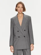 Marynarki i żakiety damskie - Boss Marynarka Jarmina 50505587 Szary Relaxed Fit - miniaturka - grafika 1