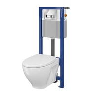 Stelaże i zestawy podtynkowe do WC - Zestaw podtynkowy 937 System 21 mz Moduo co Moduo slim wrap wo łw Presto chr bł - miniaturka - grafika 1