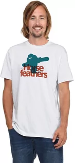 Koszulki męskie - t-shirt męski HORSEFEATHERS BACKCOUNTRY T-SHIRT White - grafika 1