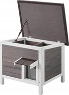 Legowiska dla kotów - Vevor Zewnętrzny Dom dla Kota 61 cm - miniaturka - grafika 1