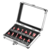 Frezy - Graphite Frezy (Frezy widiowe, trzpień 8 , zestaw 12 szt.) , 57H210 - miniaturka - grafika 1