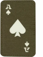 Odzież taktyczna i umundurowanie - Naszywka fluorescencyjna M-Tac Ace Of Spades Laser Cut - Ranger Green/GID (51109239) - miniaturka - grafika 1
