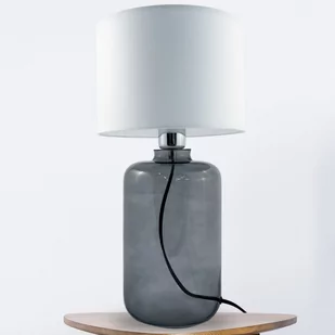 Zuma Line 5503WH - Lampa stołowa SAMSUN 1xE27/40W/230V biała/czarna - Lampy stojące - miniaturka - grafika 1