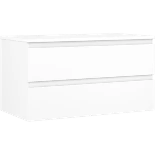 Mexen Orio szafka łazienkowa podumywalkowa 90 cm z blatem, 2 szuflady, biała mat - 91A10-09047-2-BFFC01 - Szafki łazienkowe - miniaturka - grafika 1