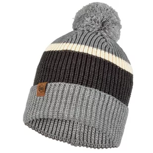 Buff, Elon Knitted Hat 1264649141000, Kobieta/Mężczyzna, Czapka, szara - Czapki męskie - miniaturka - grafika 1