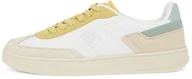 Koszulki i topy damskie - TOMMY HILFIGER Damskie TH HERITAGE SNEAKER Low Top, BEŻOWY (Muslin), 35 UK, Beżowy muślin, 38 EU - miniaturka - grafika 1