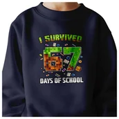 Bluzy dla dziewczynek - BLUZA DZIECIĘCA 67 SIX SEVEN VIRAL DLA CHŁOPCA DZIEWCZYNKI 110-116 - miniaturka - grafika 1