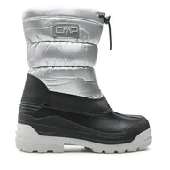 Buty dla dziewczynek - Śniegowce CMP Kids Glacey Snowboots 3Q71274J Srebrny - miniaturka - grafika 1