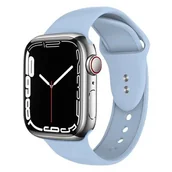 Akcesoria do zegarków - CRONG Pasek Liquid do Apple Watch 38/40/41 mm (błękitny) - miniaturka - grafika 1