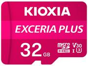 Karty pamięci - KIOXIA Exceria Plus microSDHC 32GB (LMPL1M032GG2) - miniaturka - grafika 1